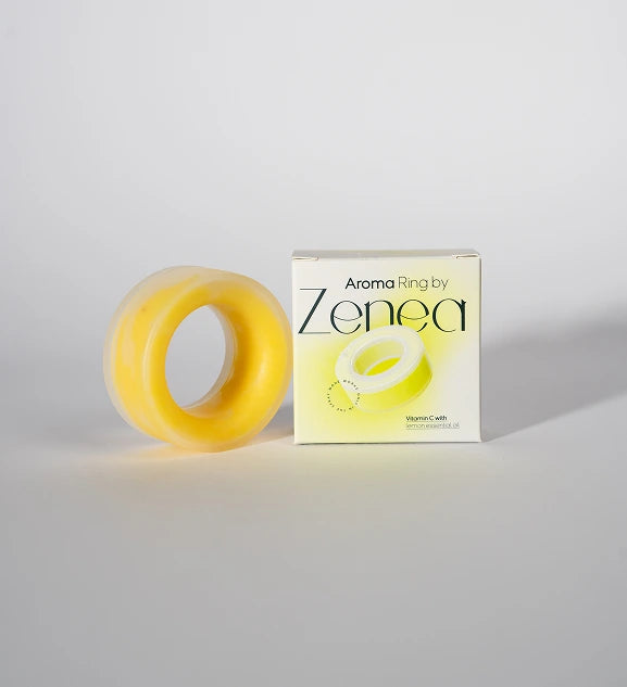 Aroma kroužek Zenea s vitamínem C a citrusovou vůní u originálního balení pro osvěžující sprchový zážitek