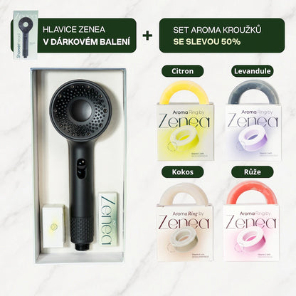 Zenea Filtrační sprchová hlavice + Aroma set