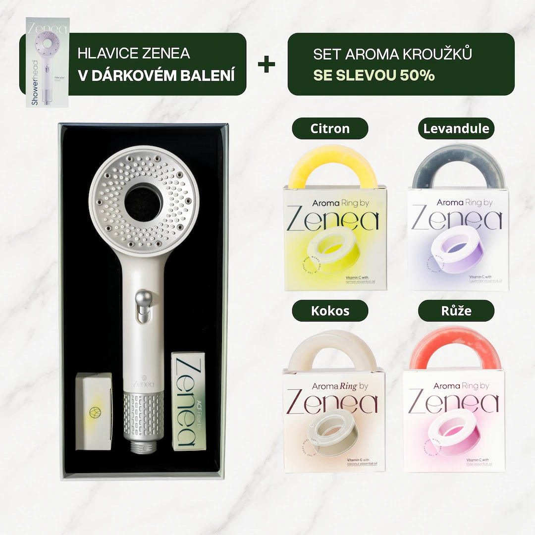 Zenea Filtrační sprchová hlavice + Aroma set