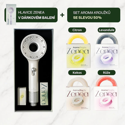 Zenea Filtrační sprchová hlavice + Aroma set