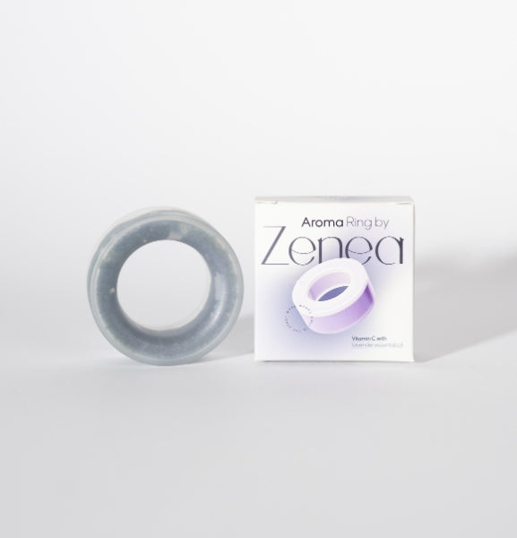 Aroma kroužek Zenea s levandulovou vůní a vitamínem C v balení – osvěžující doplněk pro filtrační sprchovou hlavici.