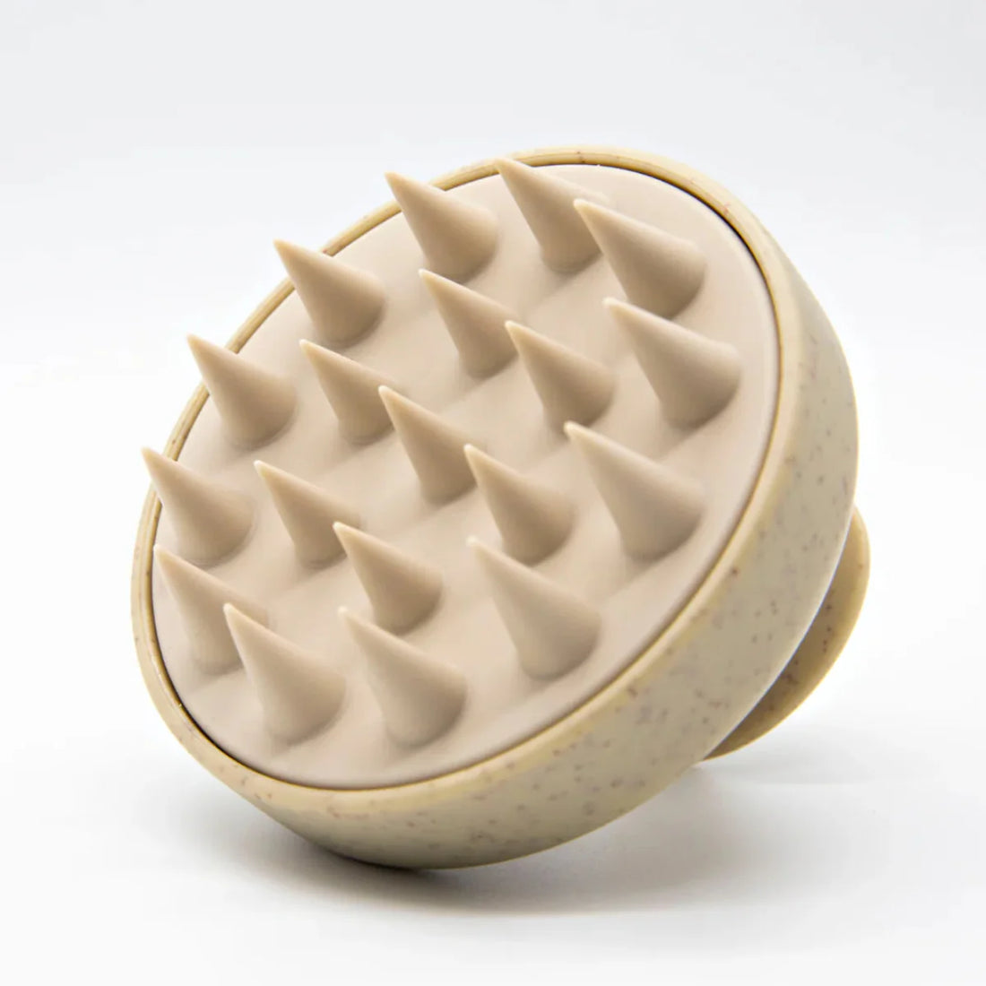 Masážní kartáč na pokožku hlavy, nástroj pro stimulaci a zlepšení cirkulace.