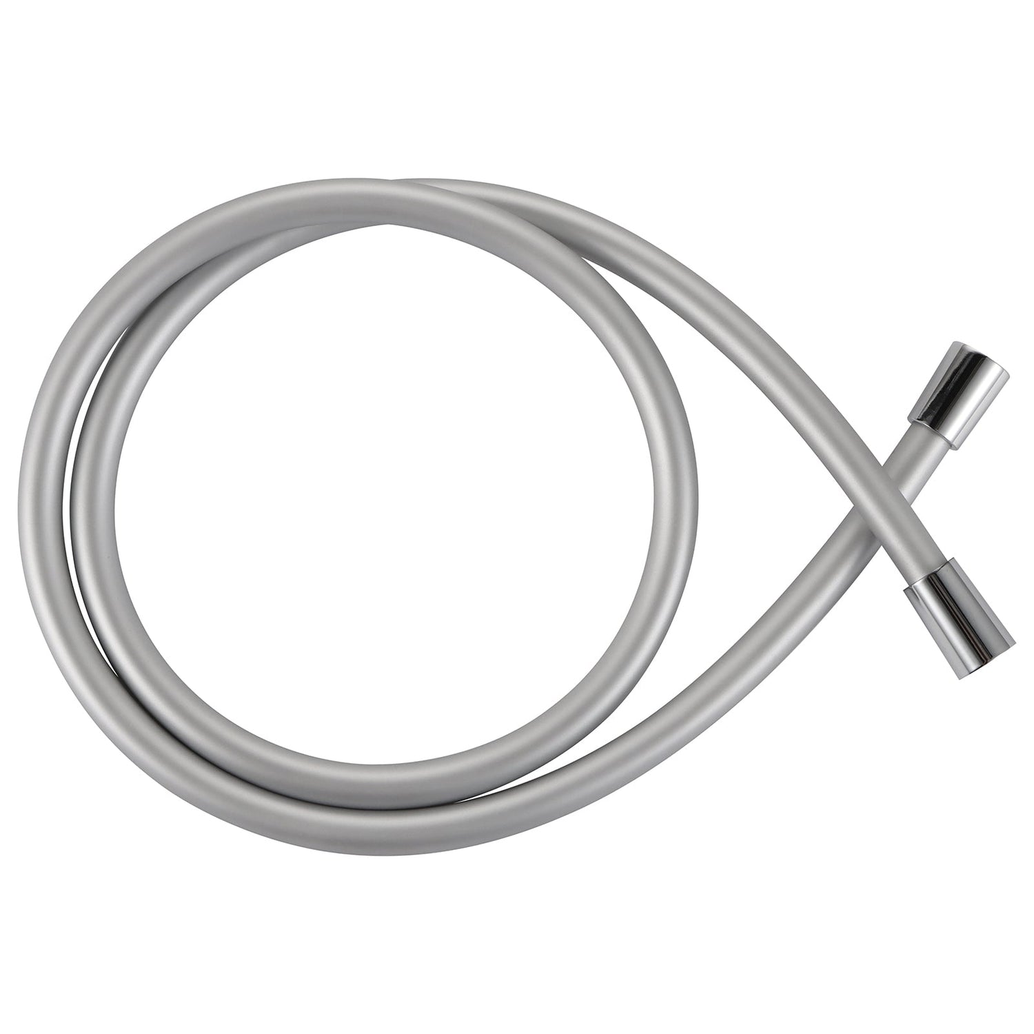 Chrómová sprchová hadice Zenea flexibilní silikonová hadice s mosaznými koncovkami