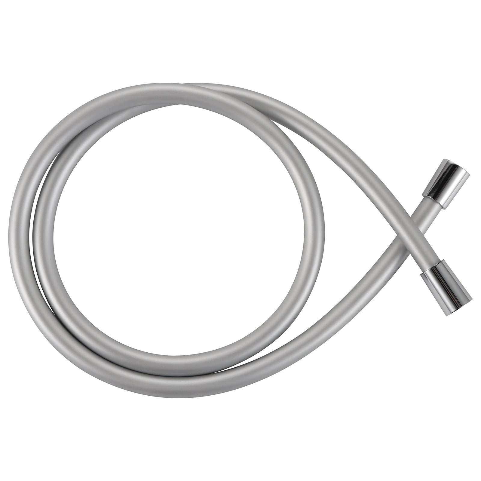 Chrómová sprchová hadice Zenea flexibilní silikonová hadice s mosaznými koncovkami